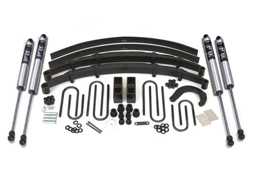 6 Inch Lift Kit | Chevy/GMC K5 Blazer & Suburban (1988-1991) 4WD | 4 Inch Block Kit w/ Add-A-Leaf | FOX 2.0 Performance Series | BDS Suspension image 2