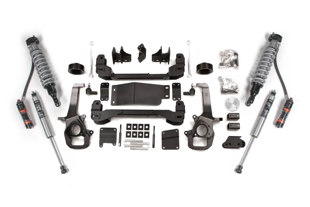 4 Inch Lift Kit | FOX 2.5 Performance Elite Coil-Over | Ram 1500 (2012) 4WD | 2 Inch Coil Spacer & FOX 2.0 Performance Series Rear | BDS Suspension