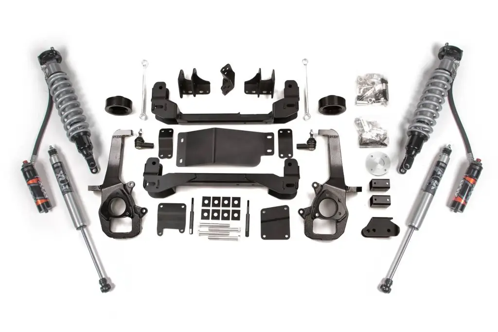 4 Inch Lift Kit | Ram 1500 4WD (2013-2018) & Classic (2019-2024) | 2" Coil Spacer | FOX 2.0 Performance Series Rear Shocks | BDS Suspension