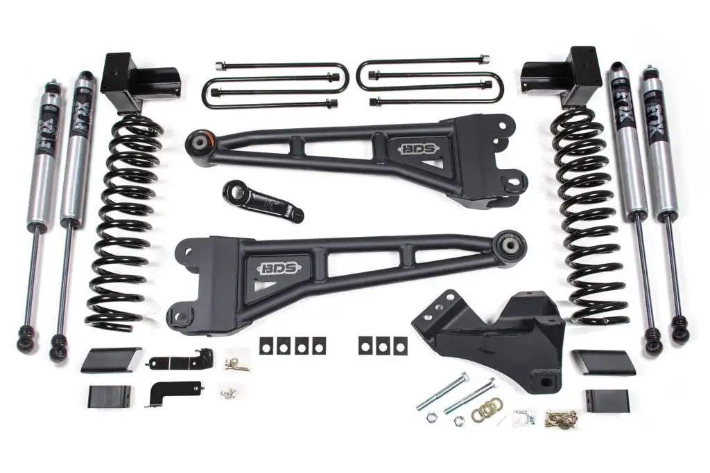 4 Inch Lift Kit w/ Radius Arms | Ford F-450 Super Duty (2023-2026) 4WD | FOX 2.0 Performance Series Shocks | BDS Suspension image 2