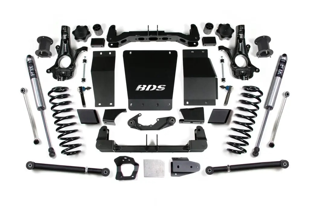 6.5 Inch Lift Kit | 2015-2020 Chevy/GMC Suburban, Tahoe, Yukon 1500 4WD | Aluminum/Stamped Steel Control Arms | FOX 2.0 Performance Series | BDS Suspension