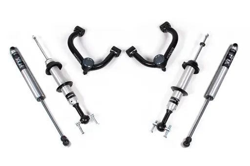 2 Inch Leveling Kit | FOX 2.0 Snap Ring Strut & HD UCAs | 2021-2026 Ford F150 4WD | Without UCA Headlight Sensor | BDS Suspension