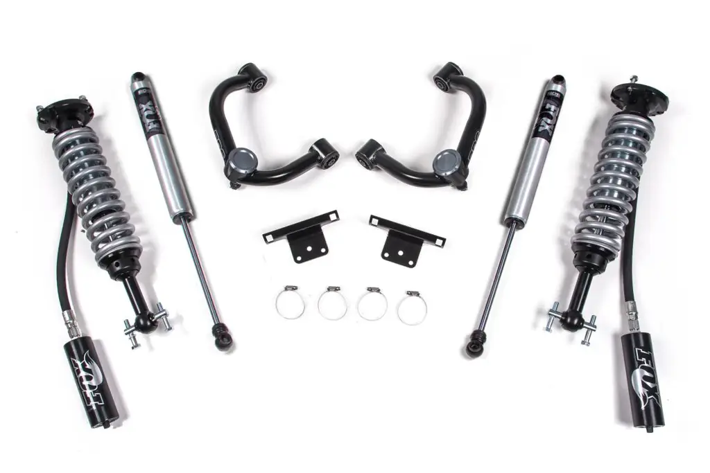 2 Inch Leveling Kit | FOX 2.5 Coilover w/ DSC & FOX 2.0 Performance Series Rear | Ford F150 (2014-2020) 4WD | BDS Suspension image 2
