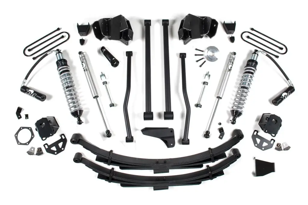 8 Inch Long Arm Lift Kit w/ FOX 2.5 Coil-Over Conversion | 2009-2013 Dodge RAM 2500 4WD Diesel | Leaf Spring Rear | BDS Suspension