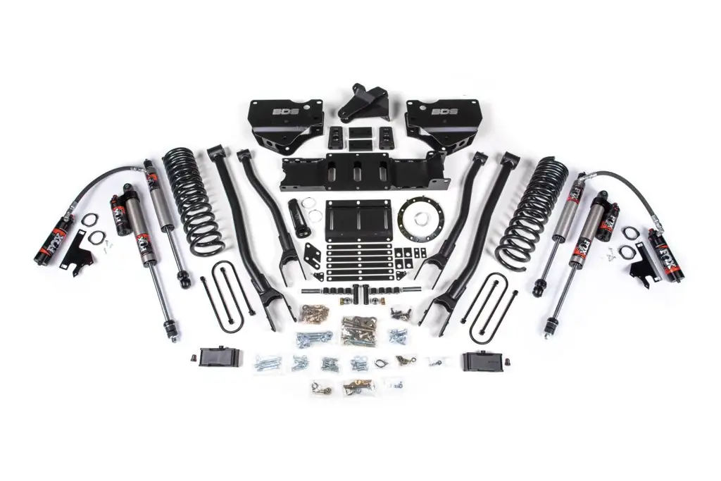 4 Inch Lift Kit w/ 4-Link | Ram 3500 Diesel (2019-2024) 4WD | 8-Bolt | FOX 2.5 Performance Elite | BDS Suspension image 2