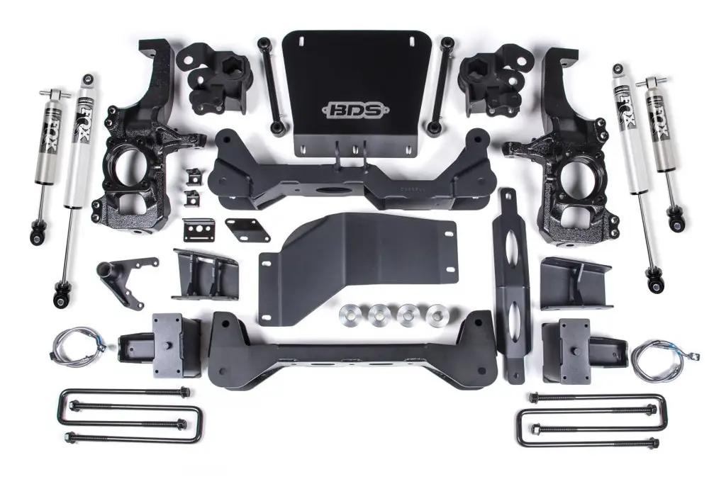 6.5 Inch Lift Kit | FOX 2.5 HTO Performance Series | Chevy Silverado / GMC Sierra 2500HD/3500HD (2020-2026) 4WD | Without Factory Overload | BDS Suspension