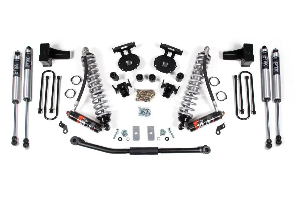 2.5 Inch Lift Kit | FOX 2.5 Performance Elite Coil-Over Conversion | 2011-2016 Ford F250/F350 Super Duty 4WD Diesel | 4 Inch Rear Block Kit | BDS Suspension image 3