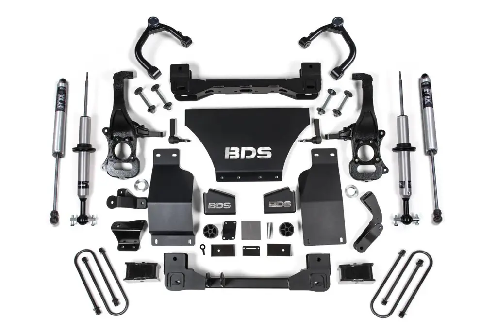 4 Inch Lift Kit | Chevy Silverado & GMC Sierra 1500 (2025-2026) 4WD Gas | FOX 2.0 Front & Rear Shocks | BDS Suspension image 2