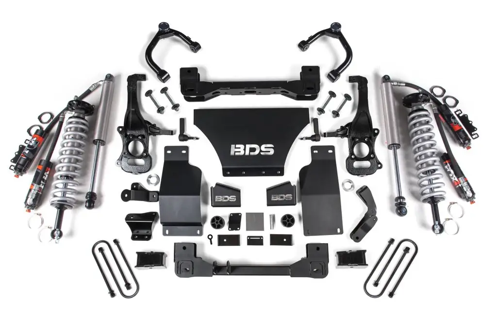 4 Inch Lift Kit | FOX 2.5 Performance Elite Coil-Over | Chevy Silverado / GMC Sierra 1500 (2025-2026) 4WD | w/ FOX 2.0 Performance Series Rear Shocks | BDS Suspension