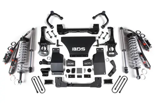 2.5 Inch Lift Kit | FOX 2.5 Performance Elite Coil-Over w/ FOX 2.0 Performance Series Rear Shocks | Chevy Trail Boss / GMC AT4 1500 (2025-2026) 4WD Gas | BDS Suspension