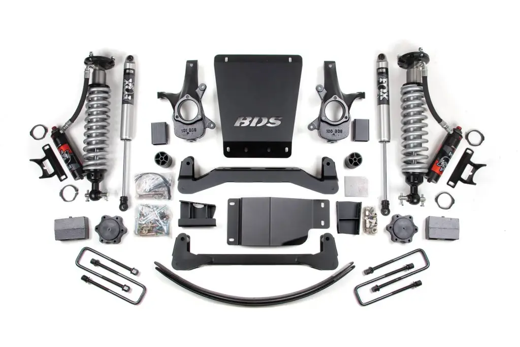 6 Inch Lift Kit | Glide-Ride Leaf Springs | FOX 2.0 Performance Series Rear Shocks | Chevy Silverado/GMC Sierra 1500 (2007-2013) 4WD | BDS Suspension