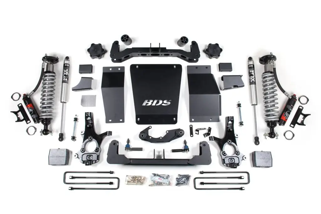 6 Inch Lift Kit | Block Kit | FOX 2.0 Performance Series | Cast Steel Control Arms | Chevy Silverado / GMC Sierra 1500 (2014-2018) 4WD | BDS Suspension