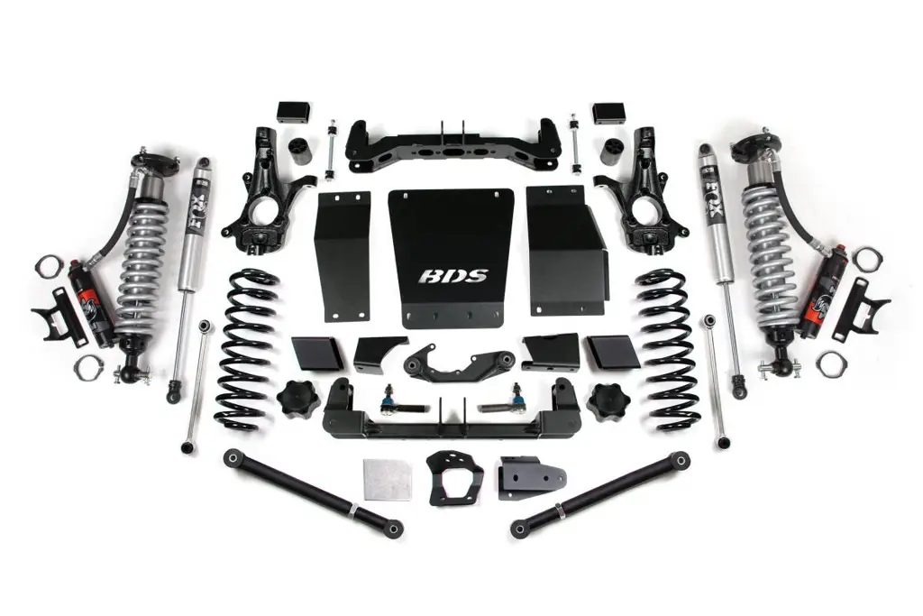 6 Inch Lift Kit | FOX 2.5 Performance Elite Coilover | Chevy/GMC Suburban, Tahoe, Yukon/XL 1500 (2015-2019) 4WD | Aluminum / Stamped Steel Control Arm | BDS Suspension