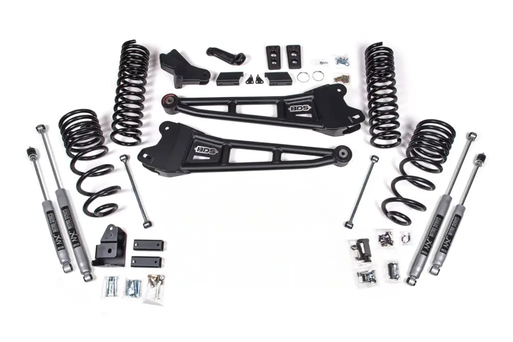 4 Inch Lift Kit w/ Radius Arm | Ram 2500 (2025-2026) 4WD Diesel | FOX 2.0 Performance Series | BDS Suspension