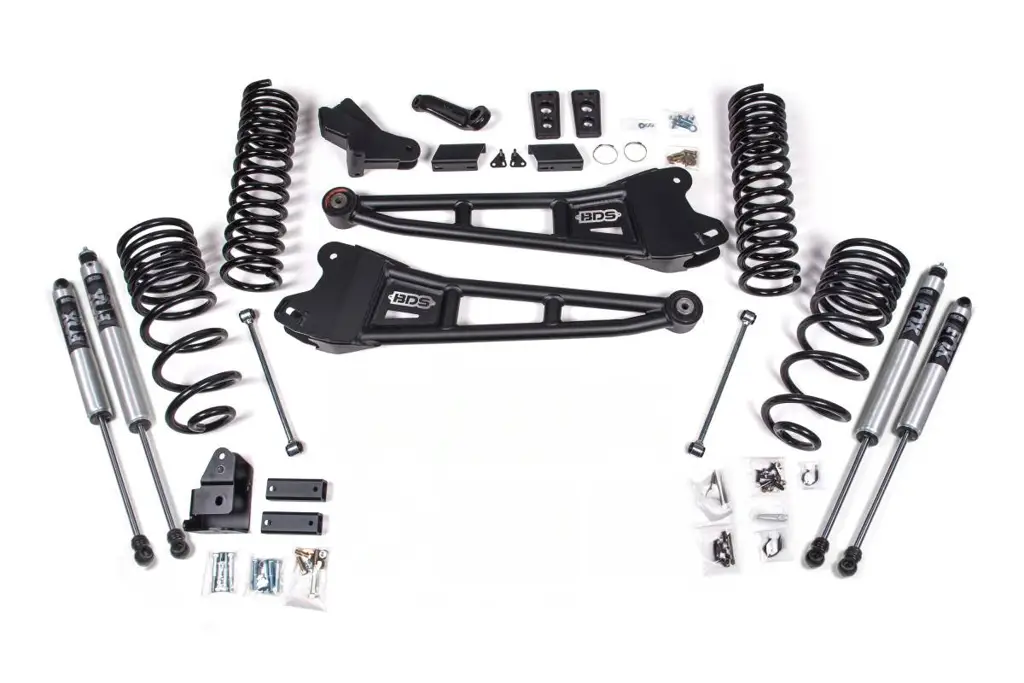 4 Inch Lift Kit w/ Radius Arm | Ram 2500 (2025-2026) 4WD Diesel | FOX 2.0 Performance Series | BDS Suspension image 2