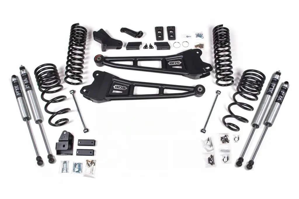 4 Inch Lift Kit w/ Radius Arm | Ram 2500 (2025-2026) 4WD Diesel | FOX 2.5 Performance Series HTO | BDS Suspension image 2