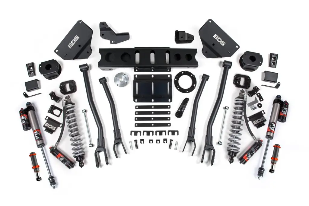 6 Inch 4-Link Lift Kit w/ FOX 2.5 Coil-Over Conversion Performance Elite | Ram 2500 2014-2018 4WD Diesel | FOX 2.0 Hydro Bump Stop | BDS Suspension image 2
