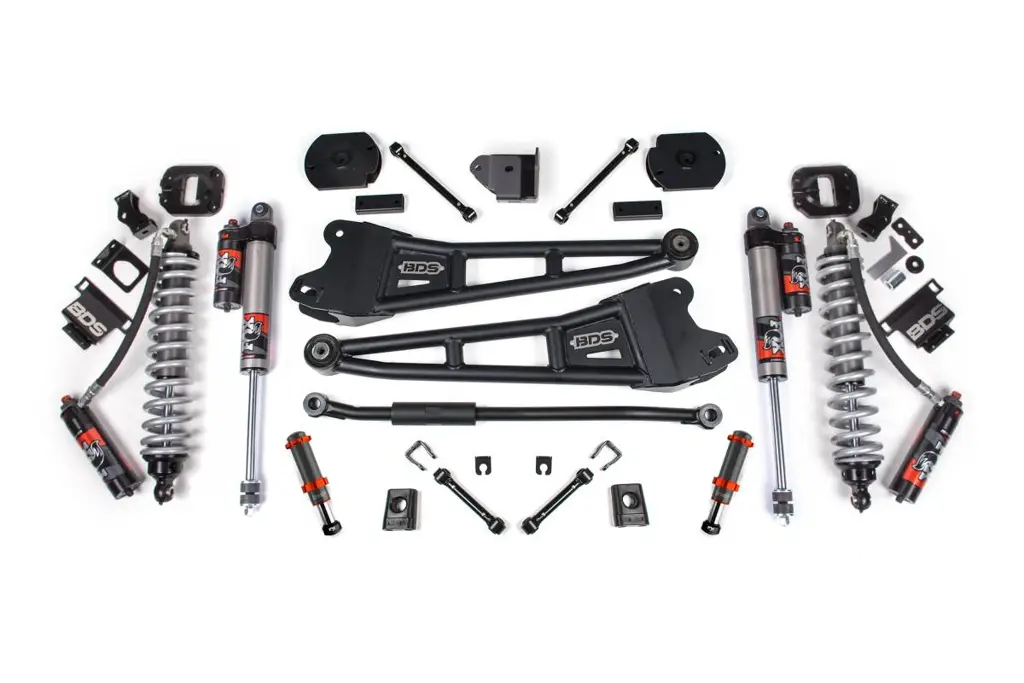 3 Inch Lift Kit w/ Radius Arm | FOX 2.5 Coilover Conversion - Performance Elite | Ram 2500 (2014-2018) & (2025-2026) 4WD Diesel | FOX 2.0 Hydro Bump Stop | BDS Suspension image 2