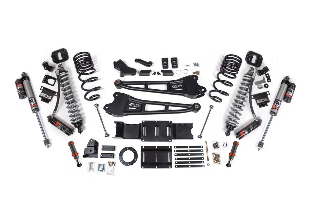 4 Inch Lift Kit w/ Radius Arm | FOX 2.5 Coil-Over Conversion Performance Elite | Ram 2500 (2019-2024) 4WD Diesel | FOX 2.0 Hydro Bump Stop | BDS Suspension image 2