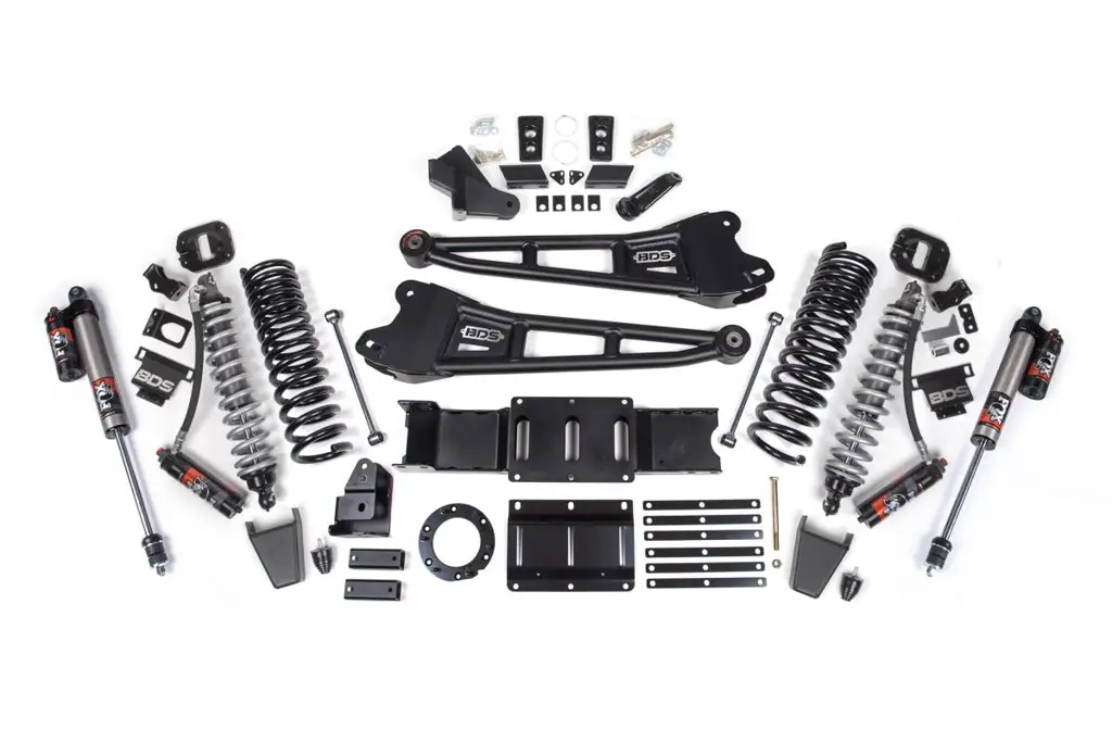 6 Inch Lift Kit w/ Radius Arm | FOX 2.5 Coil-Over Conversion Performance Elite | Ram 2500 (2019-2024) 4WD Diesel | FOX 2.0 Hydro Bump Stop | BDS Suspension