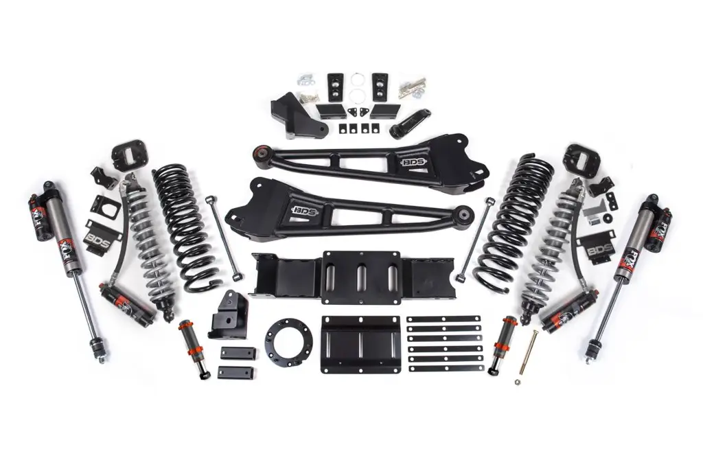 6 Inch Lift Kit w/ Radius Arm | FOX 2.5 Coil-Over Conversion Performance Elite | Ram 2500 (2019-2024) 4WD Diesel | FOX 2.0 Hydro Bump Stop | BDS Suspension image 2