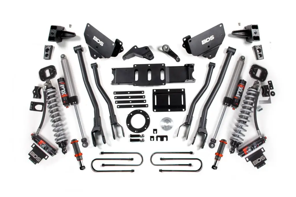 6 Inch 4-Link Lift Kit | FOX 2.5 Performance Elite Coil-Over Conversion | Ram 3500 4WD Diesel (2013-2018) | FOX 2.0 Hydro Bump Stop | 6-Bolt | BDS Suspension image 2
