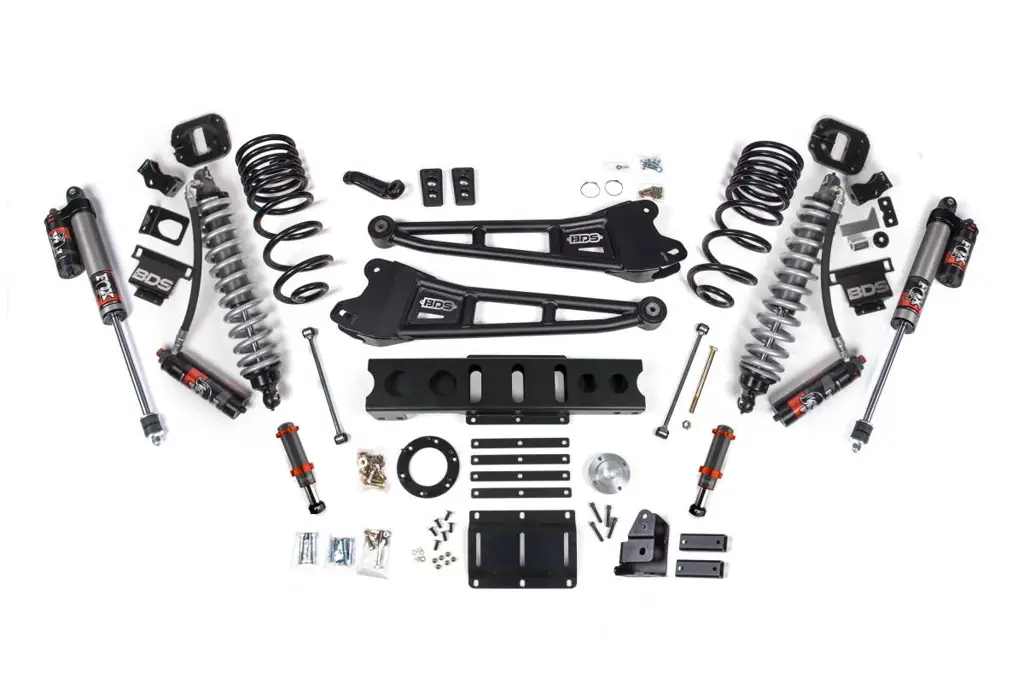 6 Inch Lift Kit w/ Radius Arm | FOX 2.5 Coil-Over Conversion Performance Elite | Ram 2500 (2014-2018) 4WD Diesel | FOX 2.0 Hydro Bump Stop | BDS Suspension image 2