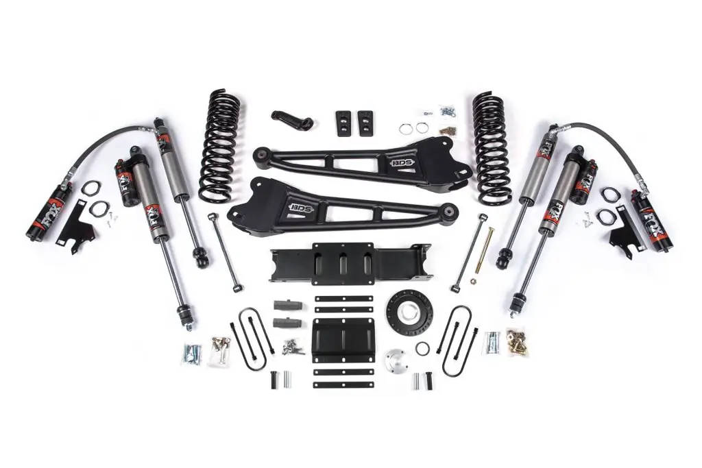 6 Inch Lift Kit w/ Radius Arms | Ram 3500 4WD Diesel (2013-2018) | 5 Inch Block | 8-Bolt | FOX 2.5 Performance Elite | BDS Suspension image 2
