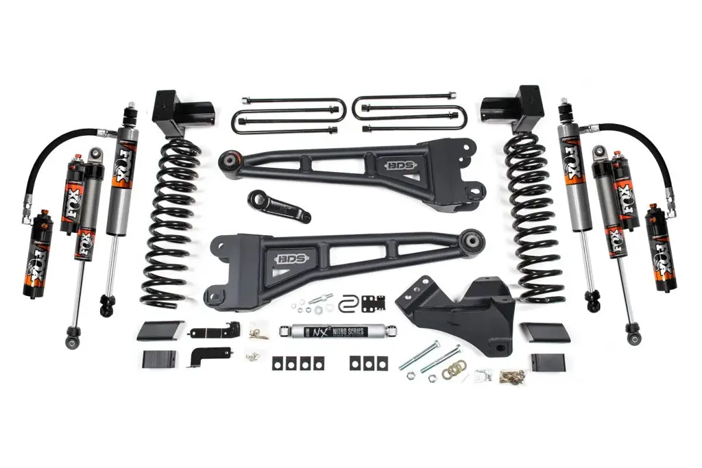 5 Inch Lift Kit w/ Radius Arm | Ford F350 Super Duty DRW (2023-2026) 4WD Gas | FOX 2.5 Performance Elite Shocks | BDS Suspension image 2
