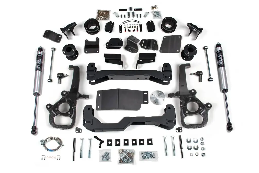 4 Inch Lift Kit | Ram 1500 w/ Air Ride (2025-2026) 4WD | FOX 2.0 Performance Series | Standard Knuckle | BDS Suspension image 2