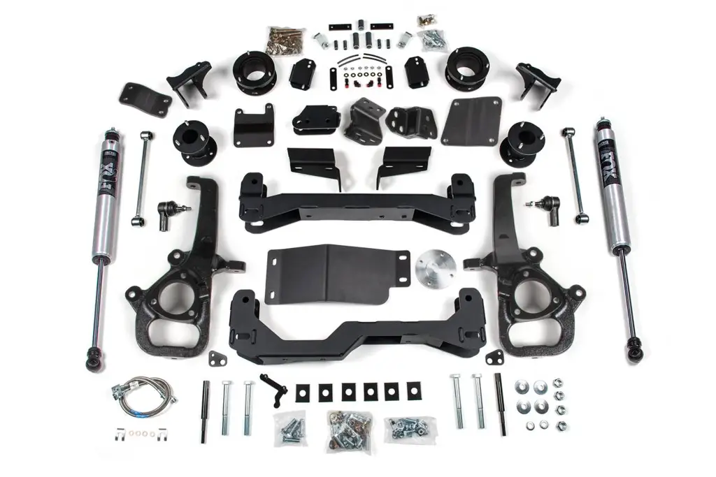 4 Inch Lift Kit | Ram 1500 w/ Air Ride (2025-2026) 4WD | FOX 2.0 Performance Series | Large Bore Knuckle | BDS Suspension image 2