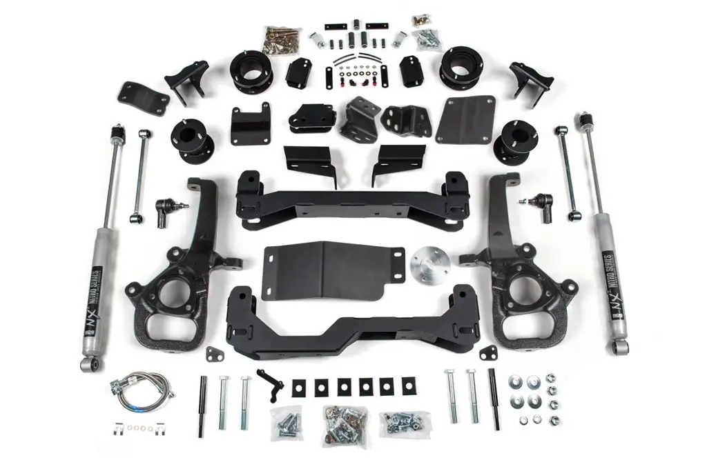 4 Inch Lift Kit | Ram 1500 w/ Air Ride (2025-2026) 4WD | NX2 Nitro Series | Large Bore Knuckle | BDS Suspension