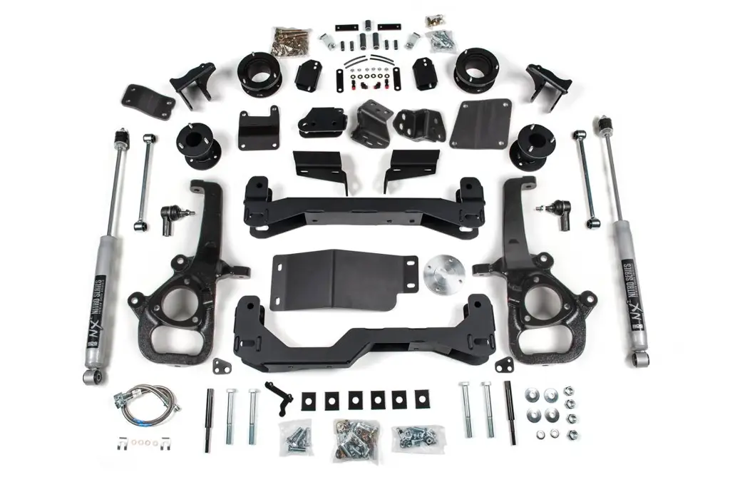 4 Inch Lift Kit | Ram 1500 w/ Air Ride (2025-2026) 4WD | NX2 Nitro Series | Large Bore Knuckle | BDS Suspension image 2