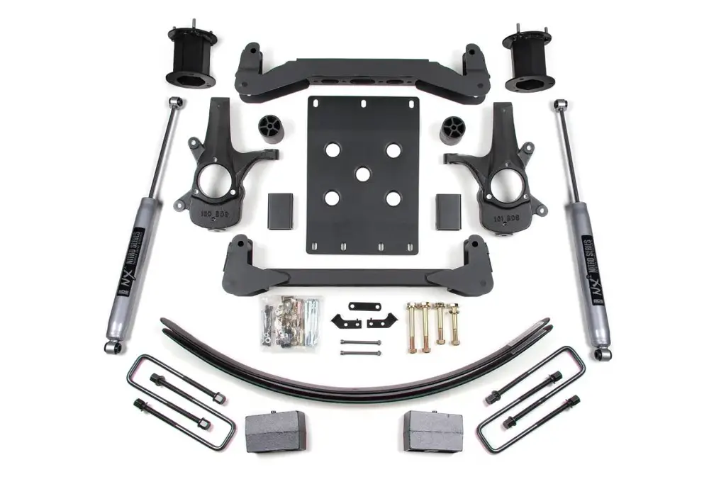 6 Inch Lift Kit | Chevy Silverado & GMC Sierra 1500 2WD (2007-2013) | Leaf Springs | NX2 Nitro Series | BDS Suspension