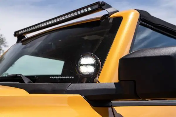 Ford Racing 2021+ Ford Bronco Mirror Mounted 4in Rigid LED Lights Kit image 5