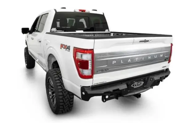 Addictive Desert Designs 21-23 Ford F-150 (excl. Raptor) Black Label Rear Bumper image 2