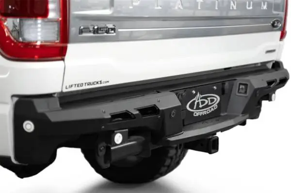 Addictive Desert Designs 21-23 Ford F-150 (excl. Raptor) Black Label Rear Bumper image 4