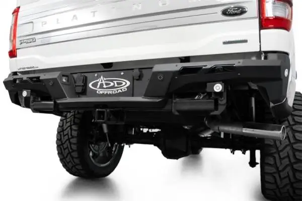 Addictive Desert Designs 21-23 Ford F-150 (excl. Raptor) Black Label Rear Bumper image 6