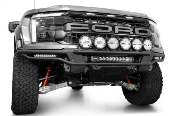 Addictive Desert Designs 2021-2024 Ford F-150 Raptor Race Series Front Bumper Light Hoop image 5