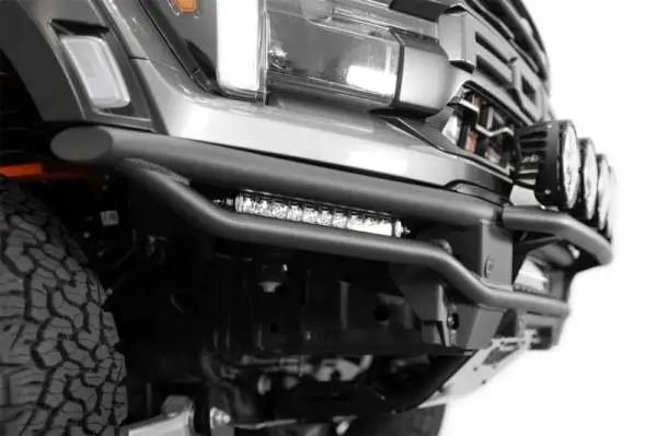 Addictive Desert Designs 2021-2024 Ford F-150 Raptor Race Series Front Bumper Light Hoop image 6