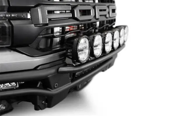 Addictive Desert Designs 2021-2024 Ford F-150 Raptor Race Series Front Bumper Light Hoop image 7