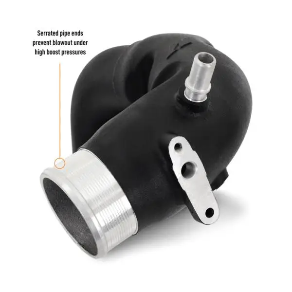 Mishimoto 21+ Bronco 2.7L Intercooler Pipe Kit Micro Wrinkle Black image 12