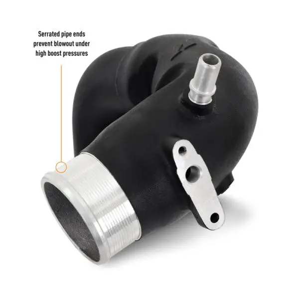Mishimoto 21+ Bronco 2.7L Intercooler Pipe Kit Micro Wrinkle Black image 20