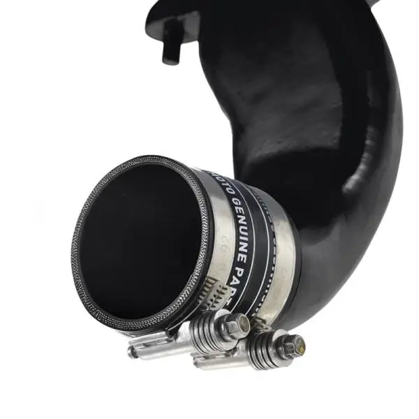 Mishimoto 21+ Ford Bronco 2.7L High Mount INT Kit BK Pipes BK Core image 24