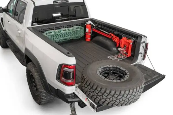 Addictive Desert Designs 21-23 Ram TRX Bed Side Molle Panels - Passenger Full Set image 10