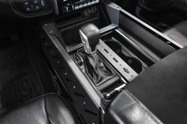 Addictive Desert Designs 2021+ RAM 1500 TRX Center Console Molle Panels & Digital Device Bridge image 6