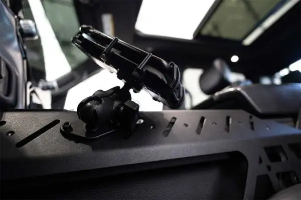 Addictive Desert Designs 2021+ RAM 1500 TRX Center Console Molle Panels & Digital Device Bridge image 11