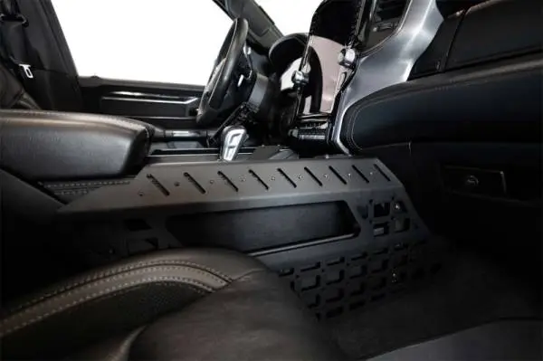 Addictive Desert Designs 2021+ RAM 1500 TRX Center Console Molle Panels & Digital Device Bridge image 14