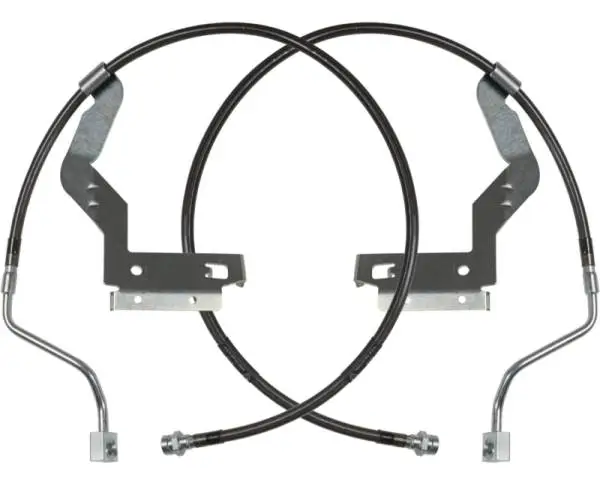 Carli 17-23 Ford F250/350 SD Hardware Braided Brake Lines Leveling Front Only